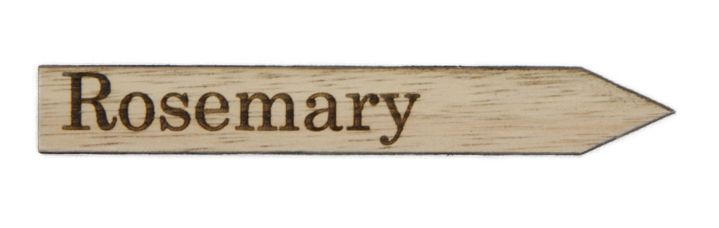 Rosemary Plant Label